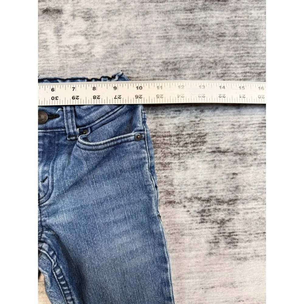 Levis 511 Slim Kids Medium Wash Blue Denim Jeans Adjustable‎ See Measurements